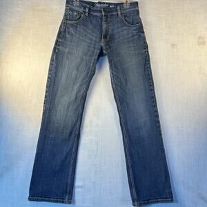 Wrangler Retro Slim Boot Jeans Mens 30x32 Blue Med Wash Denim